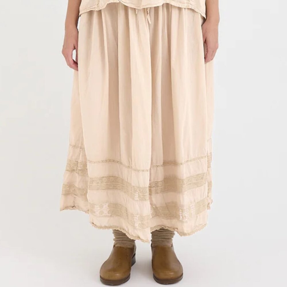 Metta Melbourne Harper Skirt - Cotton Voile, Seafoam Green